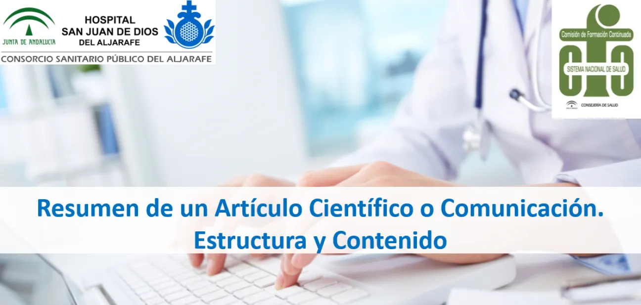 El resumen de un artículo científico o comunicación. Estructura y contenido.