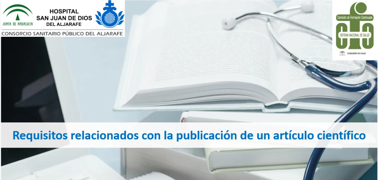 Requisitos relacionados con la publicación de un artículo científico