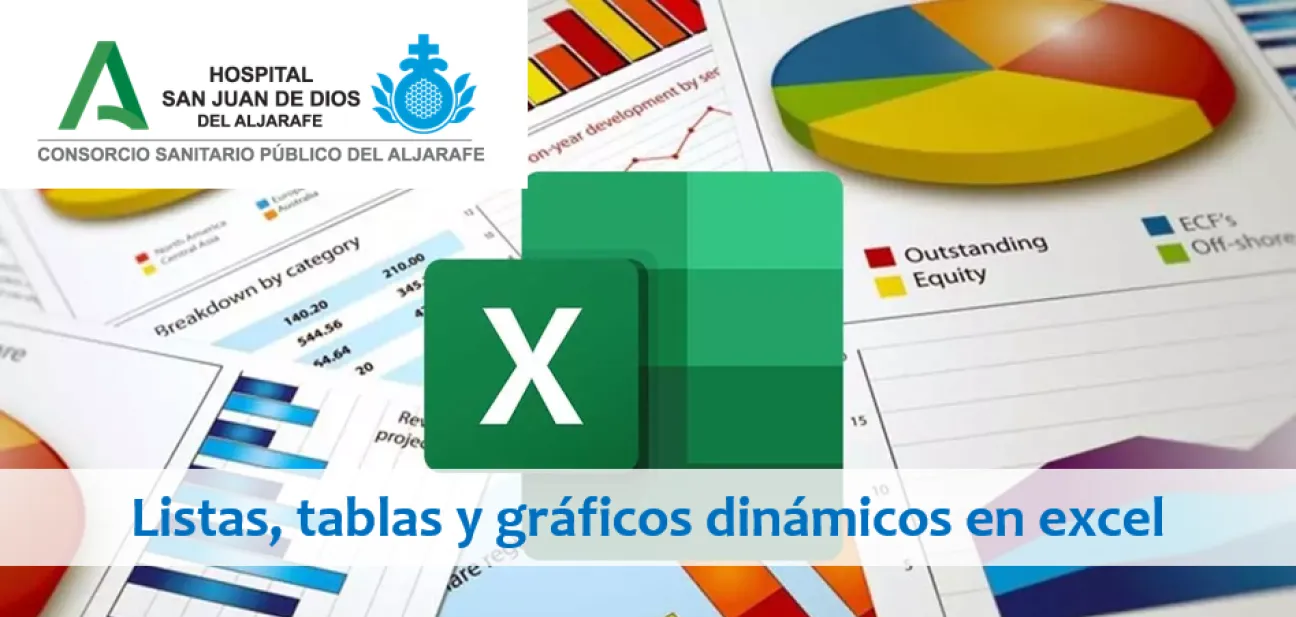 Listas, tablas y gráficos dinámicos en excel